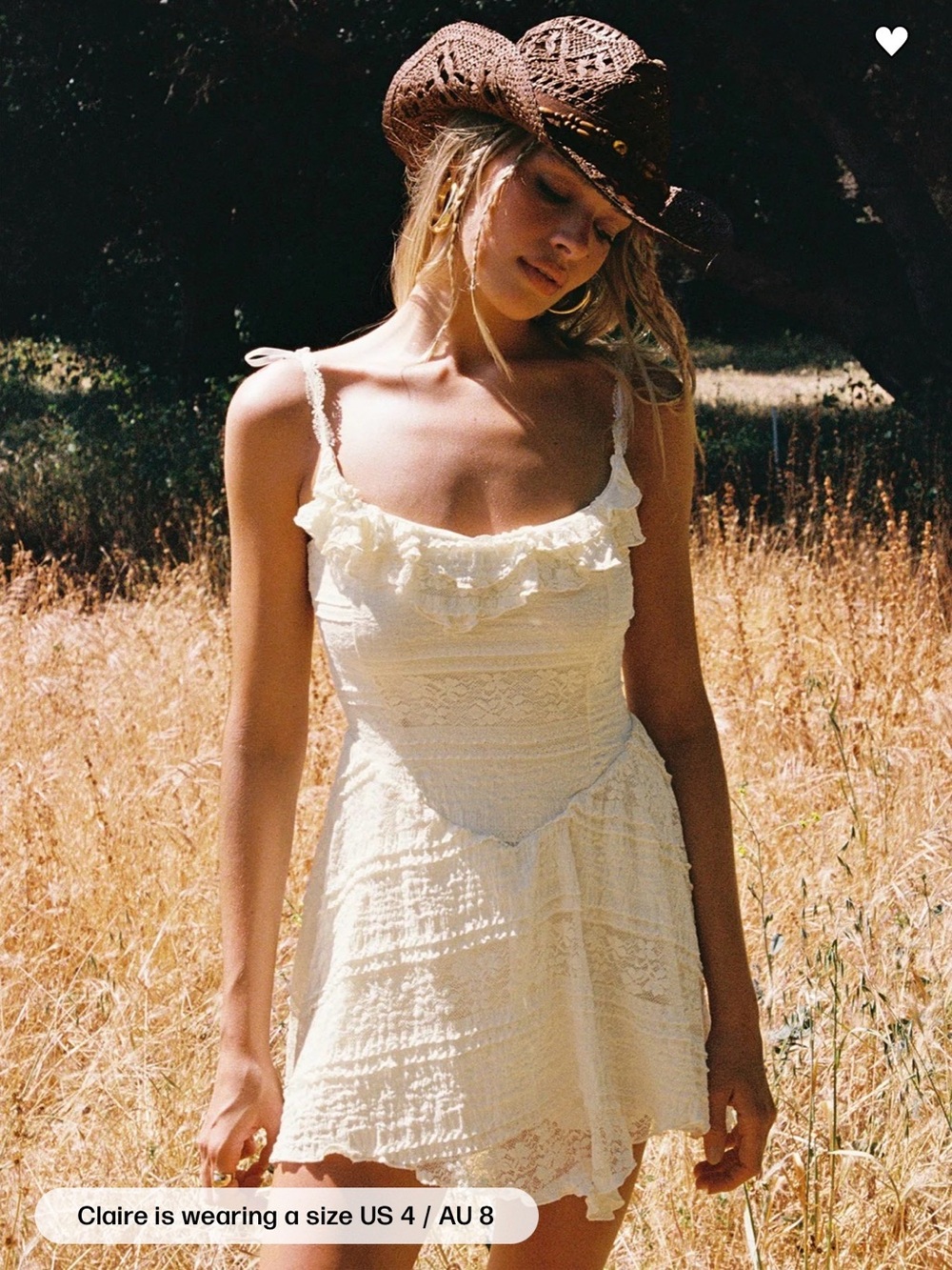 Dwyer Mini Dress Cream - Princess Polly